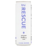 Tru Rescue + Detox Blend Blackberry Flavored Dietary Supplement, 12 fl oz