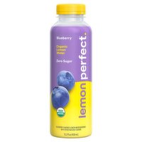 Lemon Perfect Zero Sugar Blueberry Enhanced Water Beverage, 15.2 fl oz, 15.2 Fluid ounce