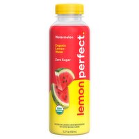 Lemon Perfect Zero Sugar Watermelon-Flavored Lemon Water Beverage, 15.2 fl oz