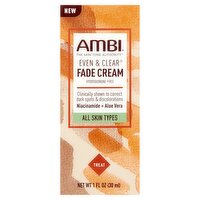 Ambi Even & Clear Niacinamide + Aloe Vera Fade Cream, 1 fl oz