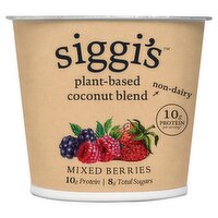 Siggi's® Plant-Based Coconut Blend, Mixed Berry, 5.3 oz. Cup - Single Serving, 5.3 Ounce