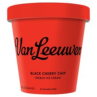 Van Leeuwen Black Cherry Chip French Ice Cream, 14 fl oz