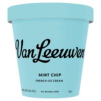 Van Leeuwen Mint Chip French Ice Cream, 14 fl oz