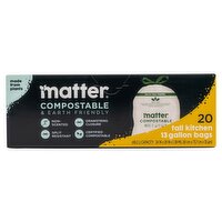 Matter Tall Kitchen Bags, 13 Gallon, 20 count