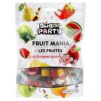 Sugar Party Fruit Mania Fine European Gummy Candy, 6 oz