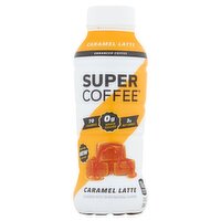 Super Coffee Caramel Latte Enhanced Coffee, 12 fl oz