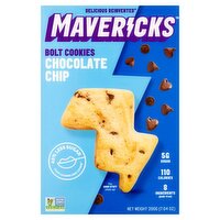 Mavericks Chocolate Chip Bolt Cookies, 7.04 oz