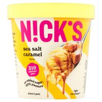 Nick's Sea Salt Caramel Flavor Light Ice Cream, 1 pint