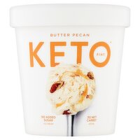 Keto Pint Butter Pecan Ice Cream, 1 pint