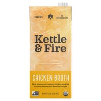Kettle & Fire Organic Chicken Broth, 32 oz