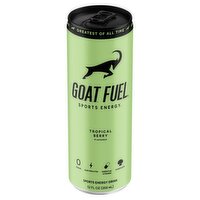 G.O.A.T. Fuel Tropical Berry Flavored Sports Energy Drink, 12 fl oz