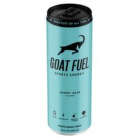 G.O.A.T. Fuel Gummy Bear Flavored Sports Energy Drink, 12 fl oz