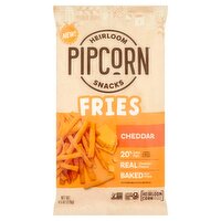 Pipcorn Cheddar Fries Snacks, 4.5 oz