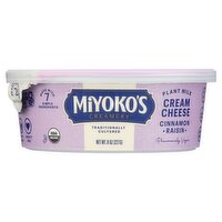 Miyoko's Creamery Plant Milk Cinnamon Raisin Cream Cheese, 8 oz