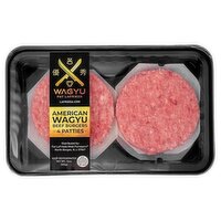 Pat Lafrieda American Wagyu Beef Burger Patties, 4 count, 16 oz