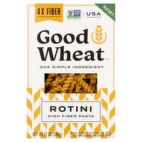 GoodWheat Rotini High Fiber Pasta, 12 oz