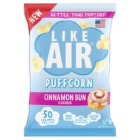 Like Air Cinnamon Bun Flavored Puffcorn, 4 oz