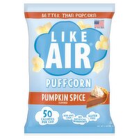 Like Air Pumpkin Spice Flavored Puffcorn, 4 oz