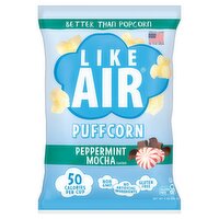 Like Air Peppermint Mocha Flavored Puffcorn, 4 oz