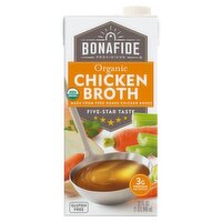 Bonafide Provisions Organic Chicken Broth, 32 fl oz