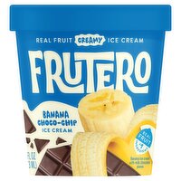 Frutero Banana Choco-Chip Ice Cream, 16 fl oz