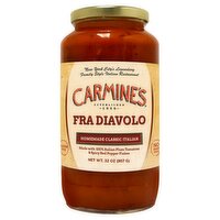 Carmine's Carmine's Homemade Classic Italian Fra Diavolo Sauce, 32 oz, 32 Ounce 