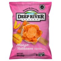 Deep River Snacks Mango Habanero Flavored Kettle Cooked Potato Chips, 2 oz
