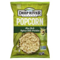 Deep River Snacks New York Spicy Dill Pickle Popcorn, 4.65 oz