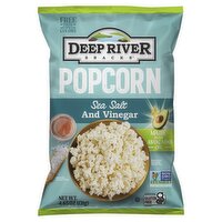 Deep River Snacks Sea Salt and Vinegar Popcorn, 4.65 oz
