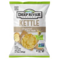 Deep River Snacks Original Sea Salt Kettle Cooked Potato Chips, 3.75 oz
