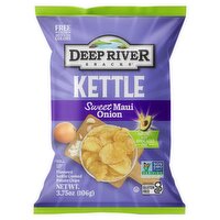 Deep River Snacks Sweet Maui Onion Flavored Kettle Cooked Potato Chips, 3.75 oz