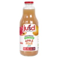 Ju'sd 100% Natural Apple Pear Juice, 33.8 fl oz, 33.8 Fluid ounce