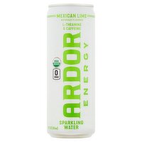 Ardor Energy Mexican Lime Sparkling Water, 12 fl oz