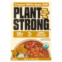Plant Strong Organic Creamy White Bean Chili, 14.5 oz