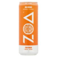 ZOA Zero Sugar Wild Orange Energy Drink, 12 fl oz