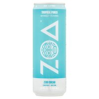 ZOA Zero Sugar Tropical Punch Energy Drink, 12 fl oz