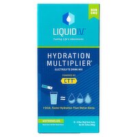 Liquid I.V. Hydration Multiplier Watermelon Electrolyte Drink Mix, 0.56 oz, 10 count, 5.65 Ounce