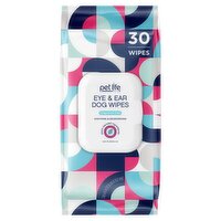 Pet Life Unlimited Eye & Ear Dog Wipes, 30 count