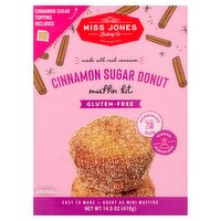 Miss Jones Gluten-Free Cinnamon Sugar Donut Muffin Kit, 14.5 oz
