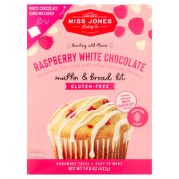 Miss Jones Gluten-Free Raspberry White Chocolate Muffin & Bread Kit, 14.9 oz
