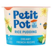 Petit Pot Creamy French Recipe Rice Pudding, 3.5 oz