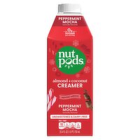 Nutpods Peppermint Mocha Almond + Coconut Creamer Special Edition, 25.4 fl oz