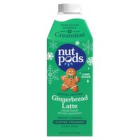 nutpods Gingerbread Latte Almond + Coconut Coffee Creamer Special Edition, 25.4 fl oz