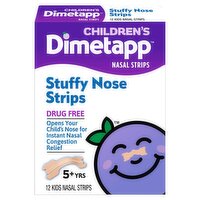 Dimetapp Children's Stuffy Nose Strips, 5+ Yrs, 12 count