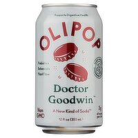 Olipop Doctor Goodwin Soda, 12 fl oz, 12 Fluid ounce