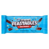 Mr Beast Feastables Milk Chocolate Crunch with Puffed Rice, 2.1 oz