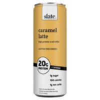 Slate Caramel Latte High Protein Iced Coffee, 11 fl oz