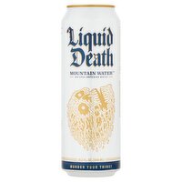 Liquid Death Natural Artesian Mountain Water, 19.2 fl oz