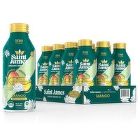 Saint James Mango Flavored Organic Brewed Black Tea Limited Edition, 16 fl oz