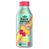 Saint James Organic Flavored Strawberry Tangerine Yerba Mate, 16 fl oz